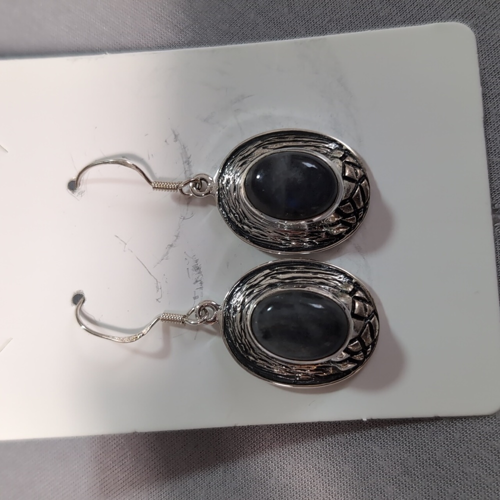 Labradorite Earrings - image 1
